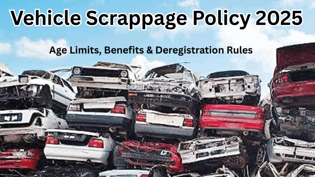 Vehicle Scrappage Policy 2025 – Age Limits, Benefits & Deregistration Rules