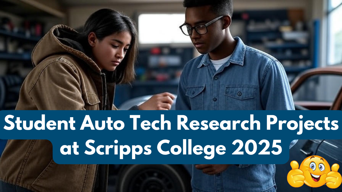 Student Auto Tech Research Projects at Scripps College 2025