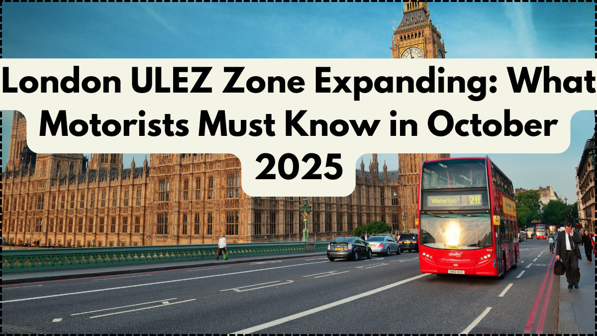 London ULEZ Zone Expanding: What Motorists Must Know in October 2025