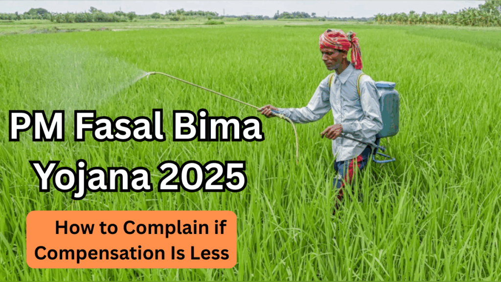 PM Fasal Bima Yojana 2025 – How to Complain if Compensation Is Less