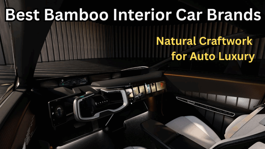 Best Bamboo Interior Car Brands 2025 – Natural Craftwork for Auto Luxury