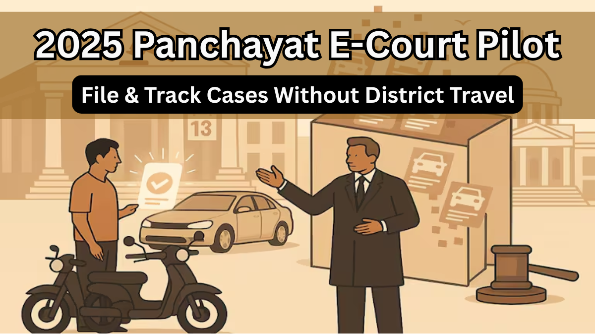 2025 Panchayat E-Court Pilot – File & Track Cases Without District Travel