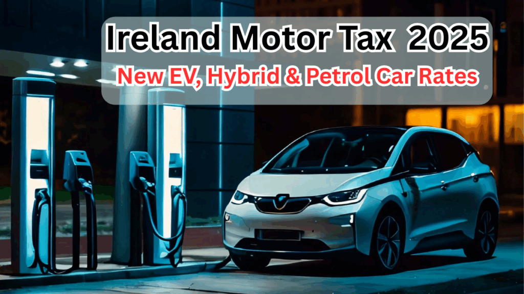 Ireland Motor Tax 2025 – New EV, Hybrid & Petrol Car Rates