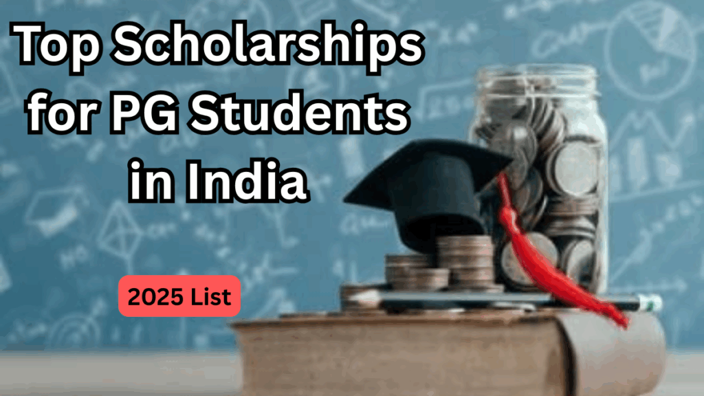 Top Scholarships for PG Students in India – 2025 List