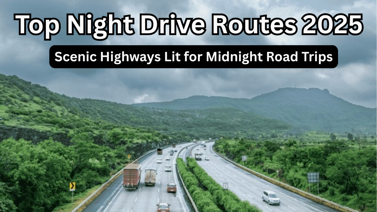 Top Night Drive Routes 2025 – Scenic Highways Lit for Midnight Road Trips